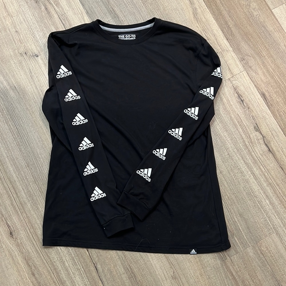 Black Adidas Logo Tee